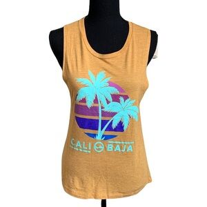 Cali Baja Life Women’s Sleeveless Tank Top Size Medium